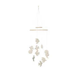 ferm Living Felt Mobile, Swif Bird Mobile - Undyed