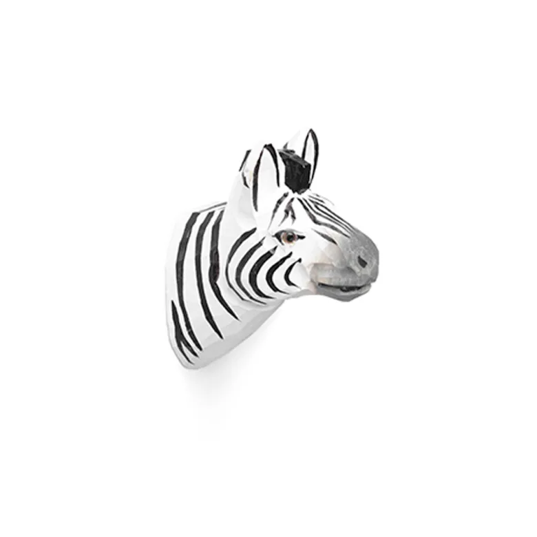 ferm Living Handcrafted Hook, Wild Life - Zebra