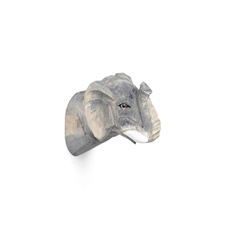 ferm Living Handcrafted Hook, Wild Life - Elephant