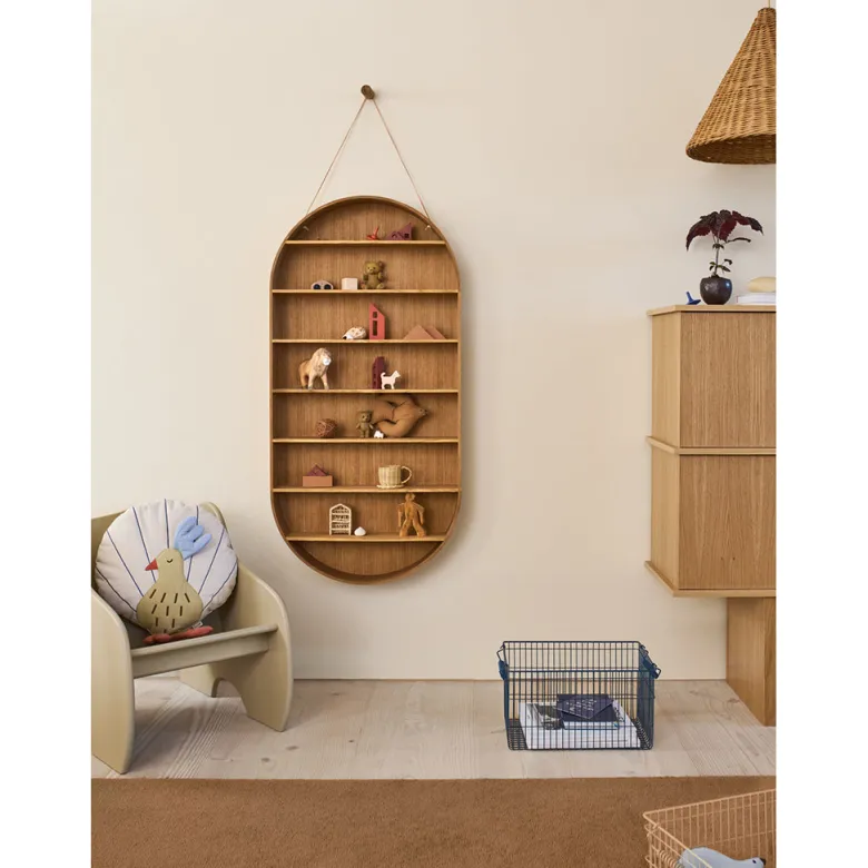 ferm Living Hylde, Oval Dorm - Oiled oak