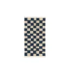 ferm Living Mara Washable Rug, Deep Blue/Warm Sand – 80 x 150 cm