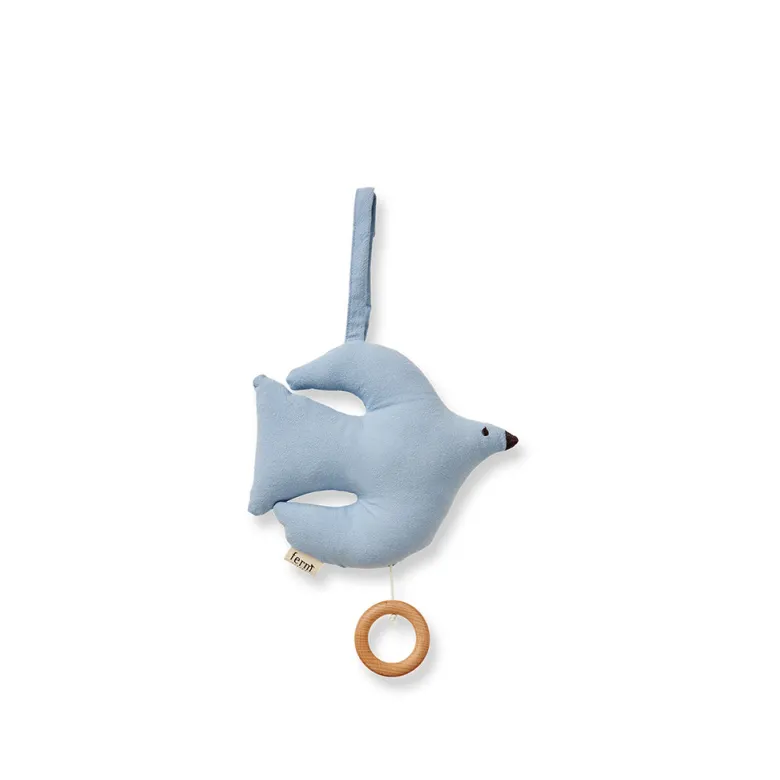 ferm Living Music Box, Swif bird - Blue Fog