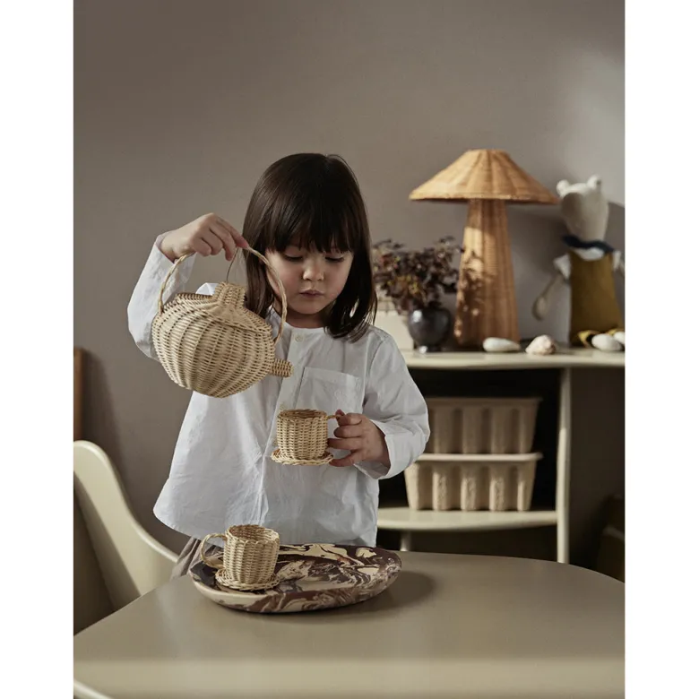 ferm Living Rattan Tea Set
