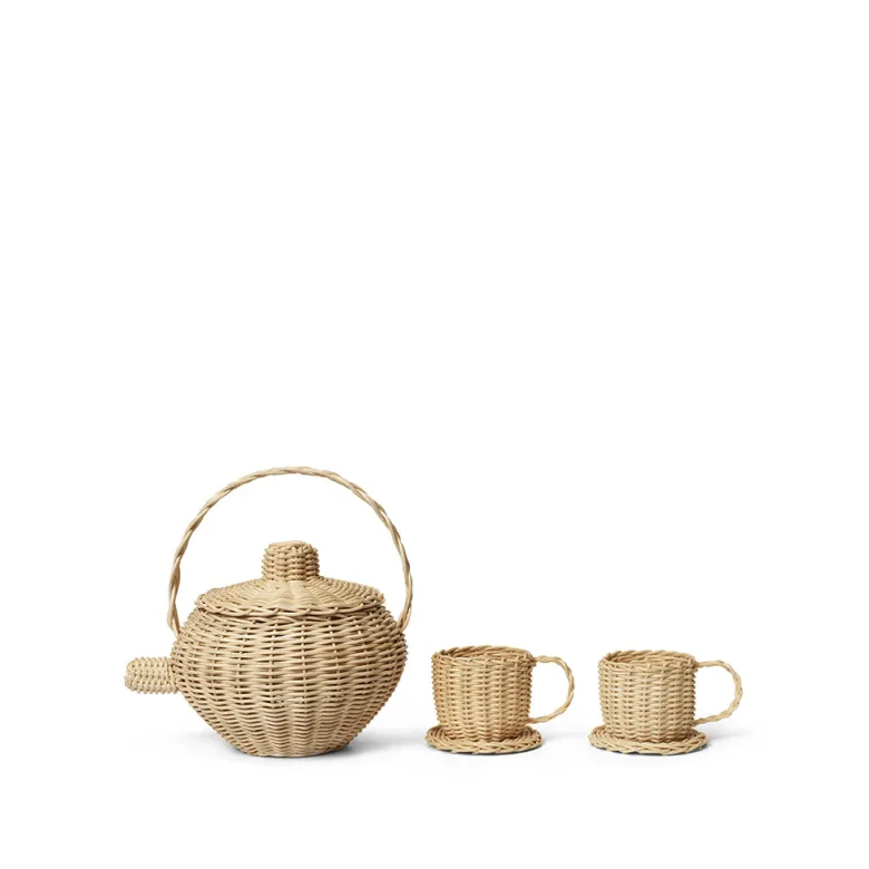 ferm Living Rattan Tea Set