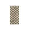 ferm Living Rug, Mara Washable Rug in Elm Green/Warm Sand - 80 x 150 cm