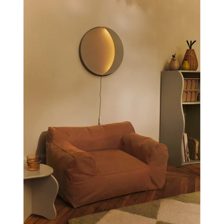 ferm Living sækkestol, Billow Bean Bag - Tan
