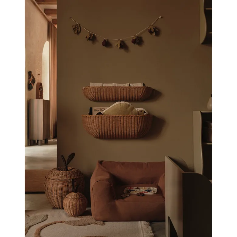 ferm Living sækkestol, Billow Bean Bag - Tan