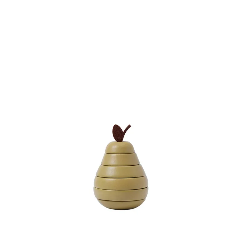 ferm Living Stackable Figures, Apple and Pear Set