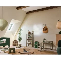 ferm Living Wall Basket, Pear Braided - Natural