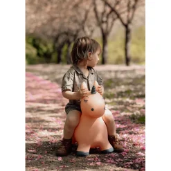 "Find That Hippo, Bouncing Animal, Unicorn Luna - Blush/Pink"