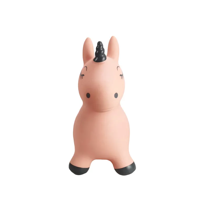 "Find That Hippo, Bouncing Animal, Unicorn Luna - Blush/Pink"