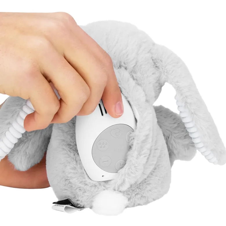 Flow Amsterdam Heartbeat Teddy Bear, Milo - Grey