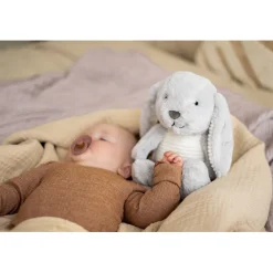 Flow Amsterdam Heartbeat Teddy Bear, Milo - Grey