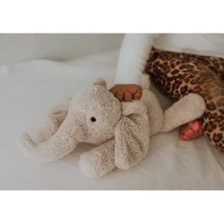 Flow Amsterdam Heartbeat Sound Plush, George the Elephant - Blush