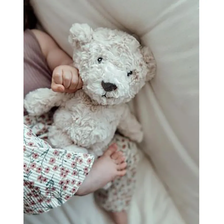 Flow Amsterdam Heartbeat Sound Plush Toy with Rechargeable Battery, Lou - Beige