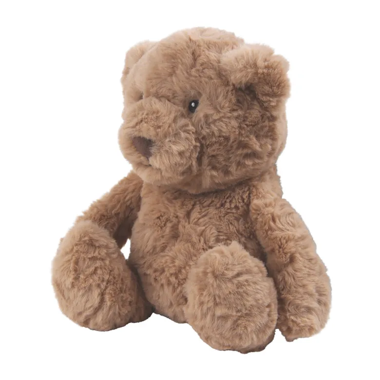 Flow Amsterdam Heartbeat Sound Teddy with Rechargeable Battery, Lou - Brown