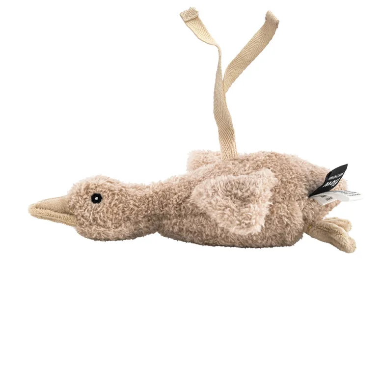 Flow Amsterdam Liva Mini Heartbeat Teddy Bear, Oat
