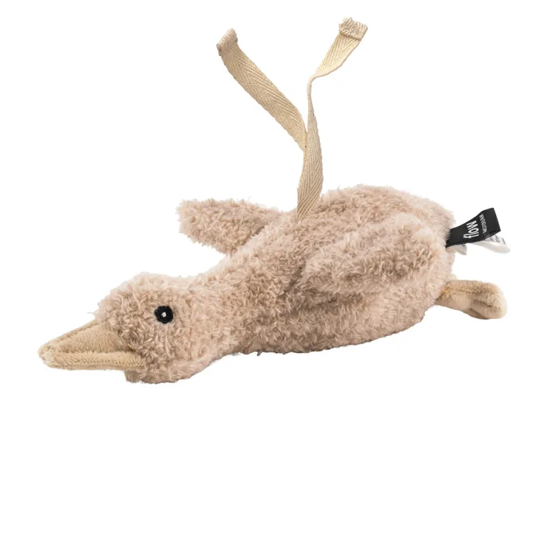 Flow Amsterdam Liva Mini Heartbeat Teddy Bear, Oat