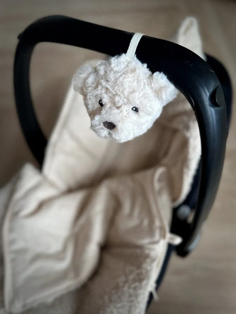 Flow Amsterdam Lou Heartbeat Plush To-Go, Beige