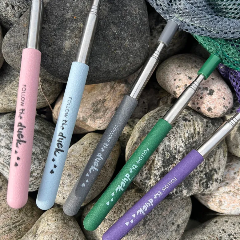 Follow the Duck, Telescopic Fishing Net - Light Blue