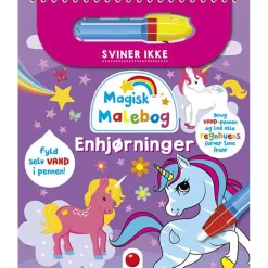 Forlaget Bolden, Magic Coloring Book, Paint with Water - Unicorns