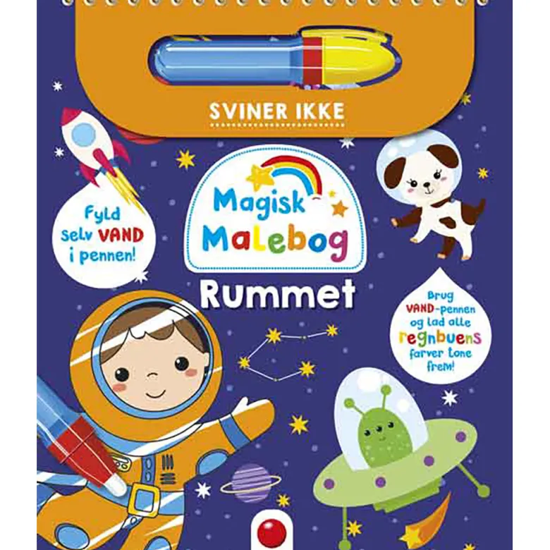 Forlaget Bolden, Magic Coloring Book, Paint with Water - Space Theme