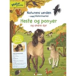 Forlaget Bolden, Nature's World – with Stickers – Horses, Ponies, and Other Animals