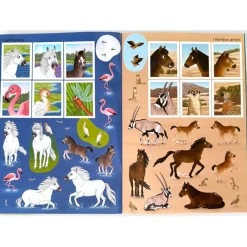 Forlaget Bolden, Nature's World – with Stickers – Horses, Ponies, and Other Animals