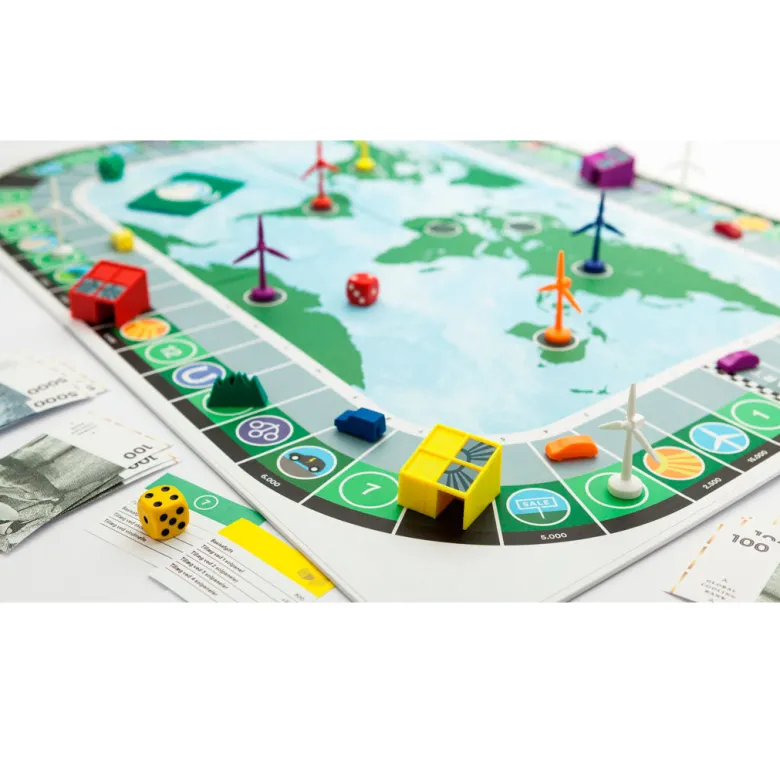 Global Cooling Board Game, A Climate-Friendly Family Game Full of Great Energy