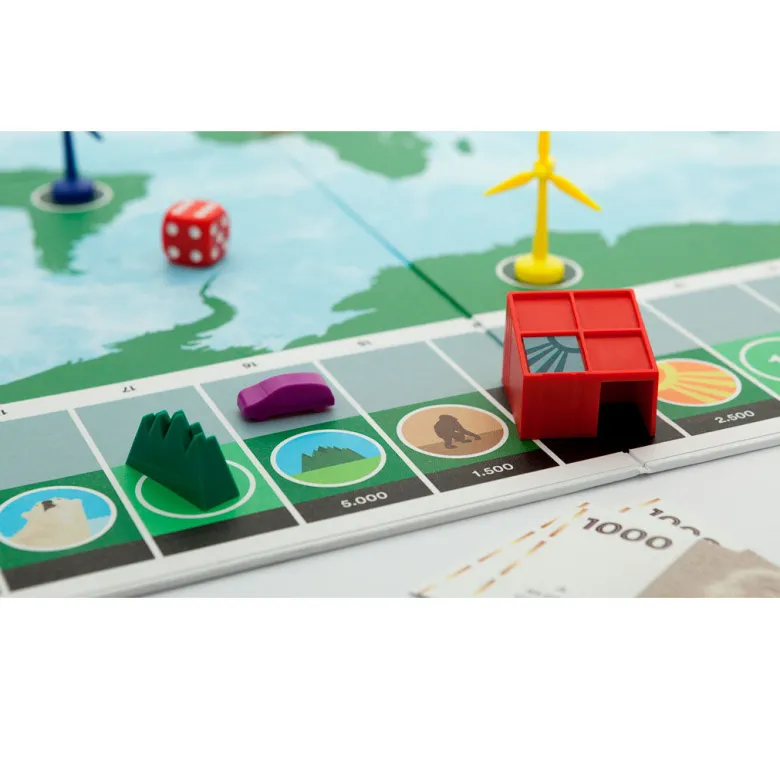 Global Cooling Board Game, A Climate-Friendly Family Game Full of Great Energy