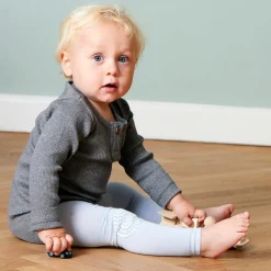 GoBabyGo Crawling Leggings with Grip Dots, Soft Pink