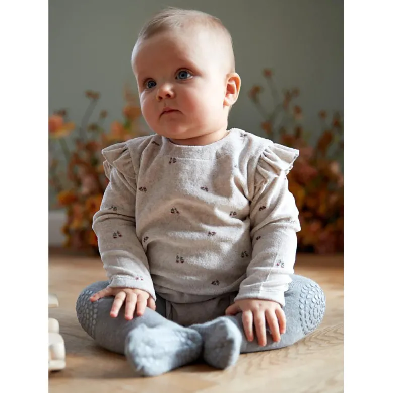 GoBabyGo Crawling Tights with Grips, Navy Blue