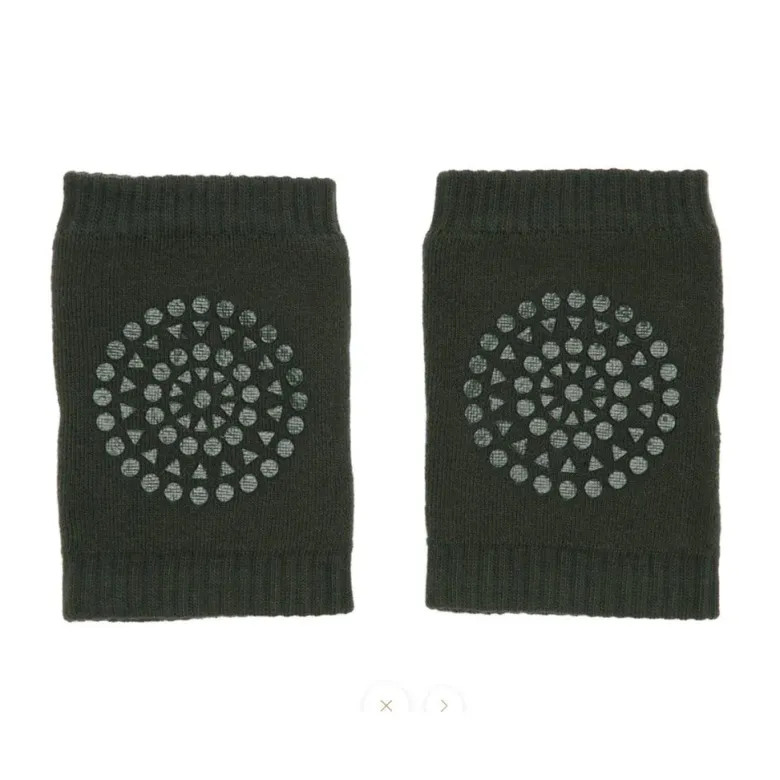 GoBabyGo Knee Pads with Non-Slip Grips, Forest Green