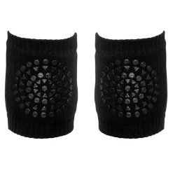 GoBabyGo Knee Pads with Rubber Dots, Black