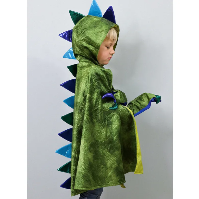 Great Pretenders Animal Costume, Dragon Cape with Claws - Size 5-6 Years