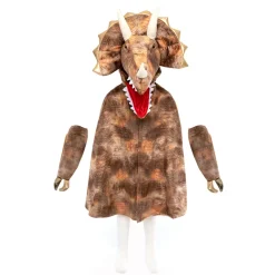 Great Pretenders Animal Costume, Grandasaurus Triceratops Cape with Claws - Size 4-6 Years