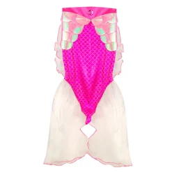 Great Pretenders Costume, Mermaid Skirt and Tiara in Pink - Size 4-6 Years