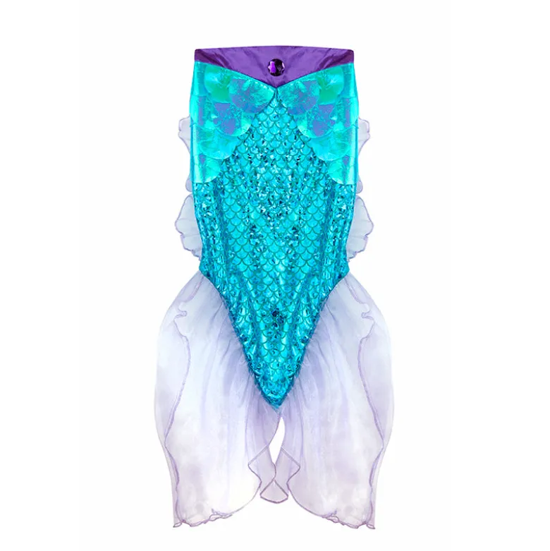Great Pretenders Costume, Mermaid Skirt and Tiara in Purple/Turquoise – Ages 4-6