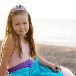 Great Pretenders Costume, Mermaid Skirt and Tiara in Purple/Turquoise – Ages 4-6