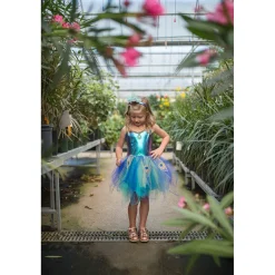 Great Pretenders Costume, Peacock Dress and Headband - Size 4-6 Years