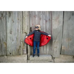 Great Pretenders Costume, Reversible Cape and Mask, Spiderman/Batman - Size 4-6 Years