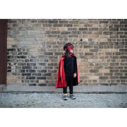 Great Pretenders Costume, Reversible Cape and Mask, Spiderman/Batman - Size 4-6 Years