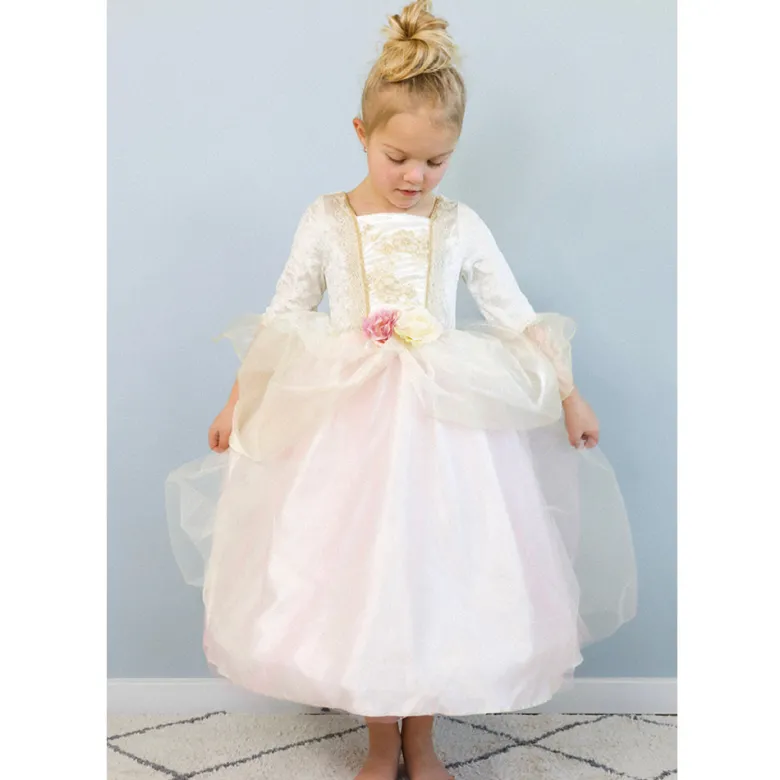 Great Pretenders Dress-Up Costume, Princess Gown in Golden Rose - Size 3-8 Years