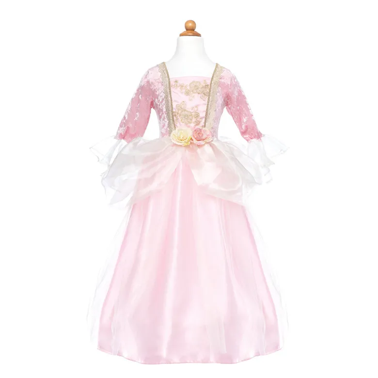 Great Pretenders Dress-Up Costume, Princess Dress Pink Rose - Size 3-6 Years