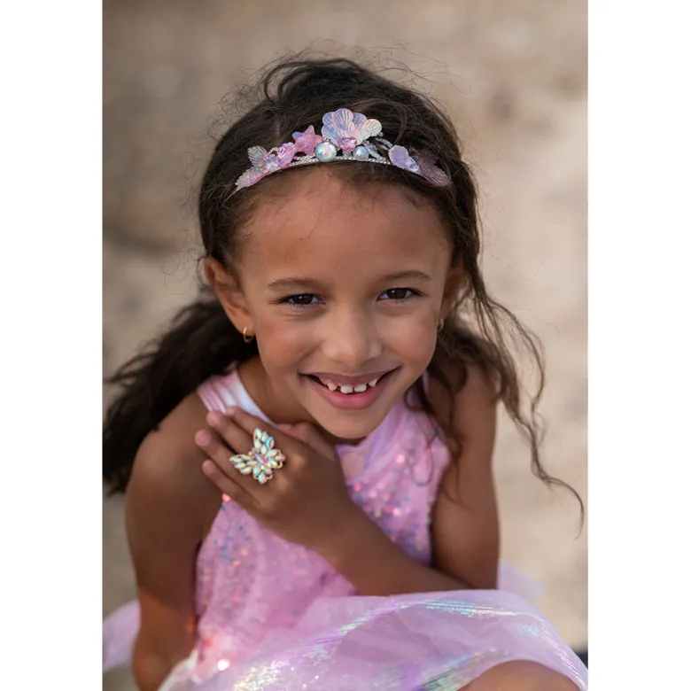 Great Pretenders Dress-up Costume, Mermaid Dress, Misty Pink - Size 3-8 Years