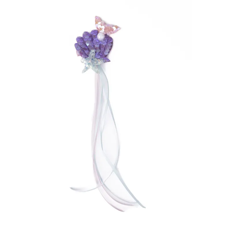 Great Pretenders Dress-Up, Bling Bling Mermaid Skirt and Hair Clips, Pink - Size 4-6 Years