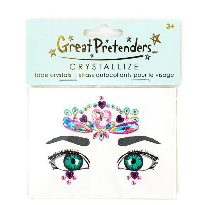 Great Pretenders Face Stickers, Heart