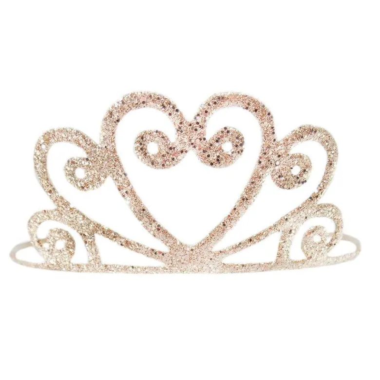 Great Pretenders Headband with Diadem, Gold Glitter