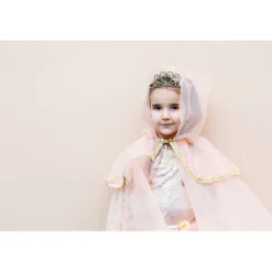 Great Pretenders Headband with Tiara, Silver Glitter