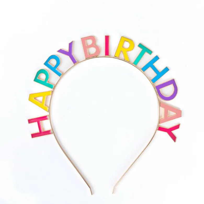 Great Pretenders Headband, Happy Birthday – Multicolour
